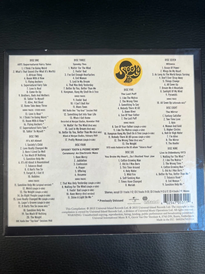 SPOOKY TOOTH / The Island Years - 8 CD BOX + BOOK - MEGA RARE ! - Bild 3 von 4