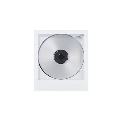 KM5 Instant Disk Audio CP1 Tragbarer Bluetooth CD Player Weiß USB-C MoMA Design