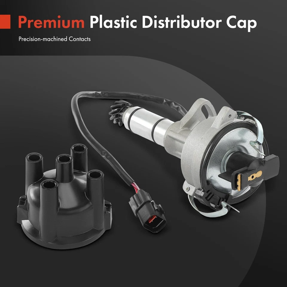 Distribuidor de encendido con tapa y rotor para Hyundai Sonata Dodge Ram 50 Mitsubishi Foto 4 de 4
