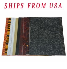 KAISH 25x20cm Acoustic Self-Adhesive Scratch Plate Pickguard Material Sheet