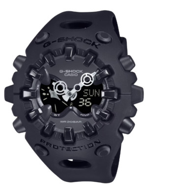 Casio G-Shock GA-V01 SERIES Analog & Digital Matte Black Resin Strap GAV01-1A