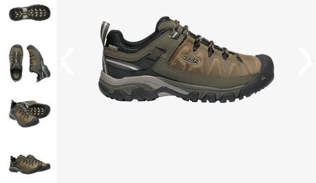 KEEN Mens Targhee III WP Hiking Shoes 
