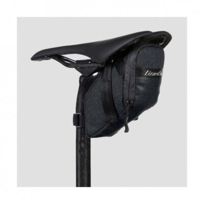 Eidechsenskins Super Cache Satteltasche - Jet Black