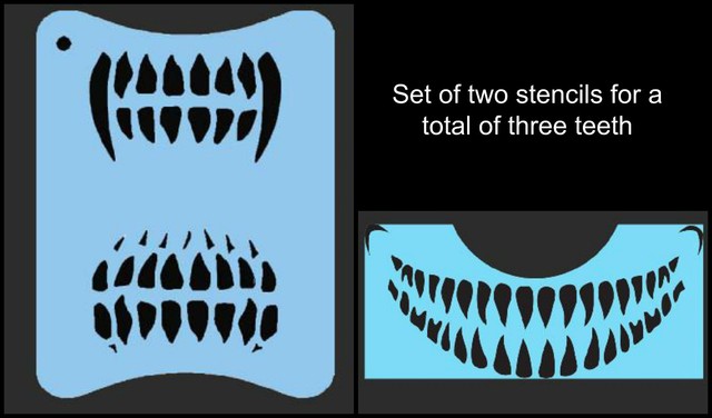 Scary Printable Teeth