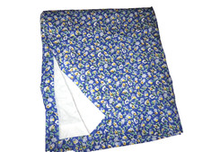 LAURA ASHLEY POLYANTHUS PRIMROSE YELLOW BLUE 1 CURTAINS PANEL 40X84