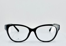 SWAROVSKI SK 5392 001 Black Womens Cat Eye Full Rim Eyeglasses 55-16-140 B:44