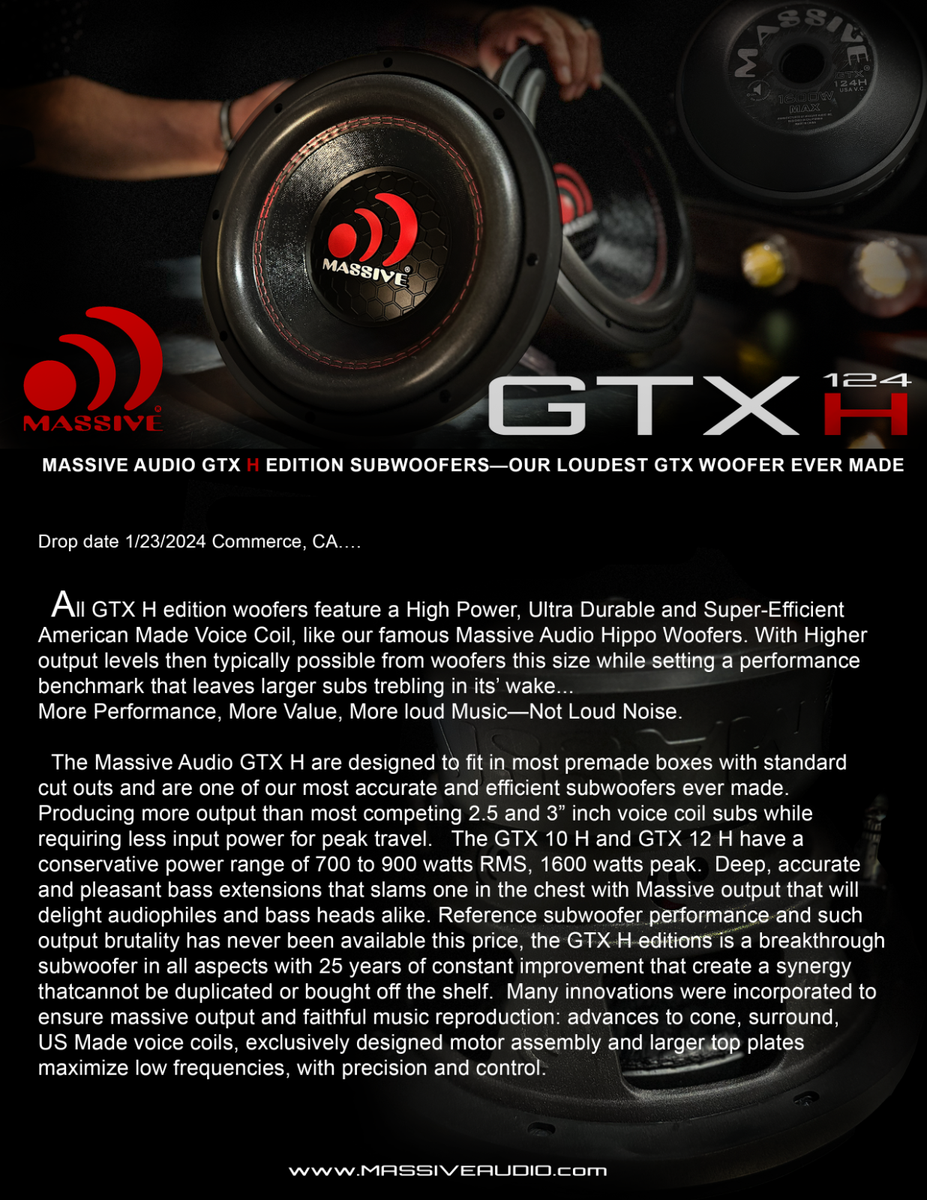 Massive Audio GTX 104H 1600 Watt 10