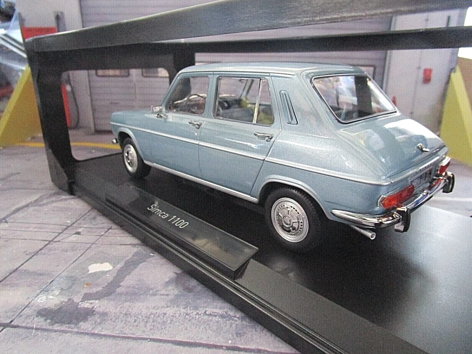 SIMCA 1100 GLS 5-Türer 1968 estoril blau blue 185751 RAR Norev 1:18 - Bild 3 von 4