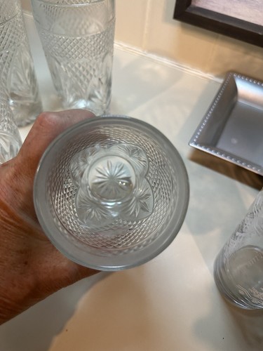 6 - Durand Cristal d'Arques Antique 6 1/8” Clear Cooler 13 oz Highball Tumbler - Picture 8 of 11