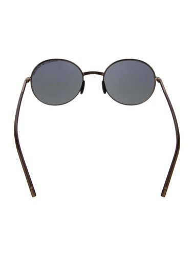 Porsche Design - P'8631-C Unisex Brushed Brass Round Sunglasses 52-20-145 - Picture 9 of 11