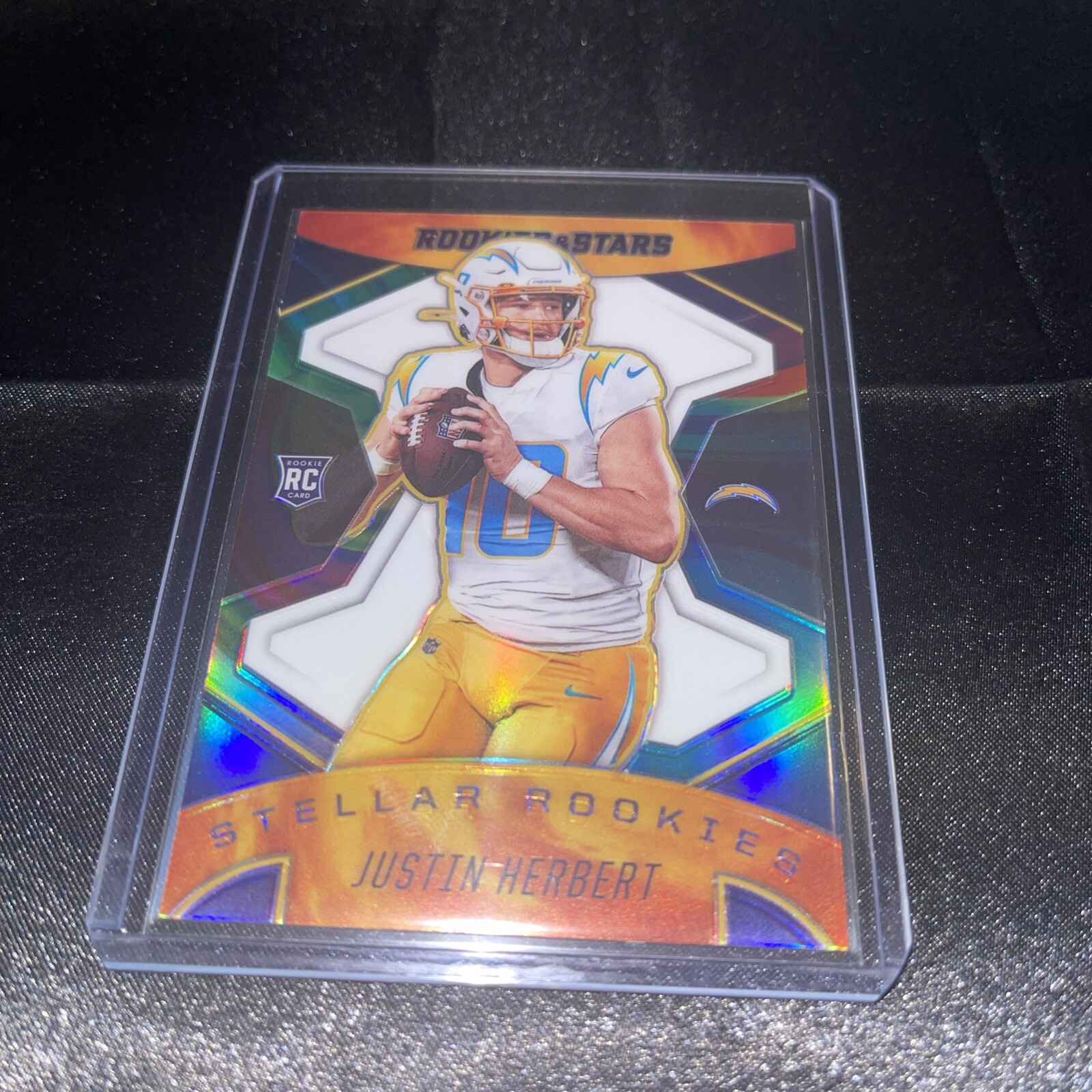 2020 Justin Herbert Panini Rookies & Stars Stellar Rookies Rookie Card Chargers