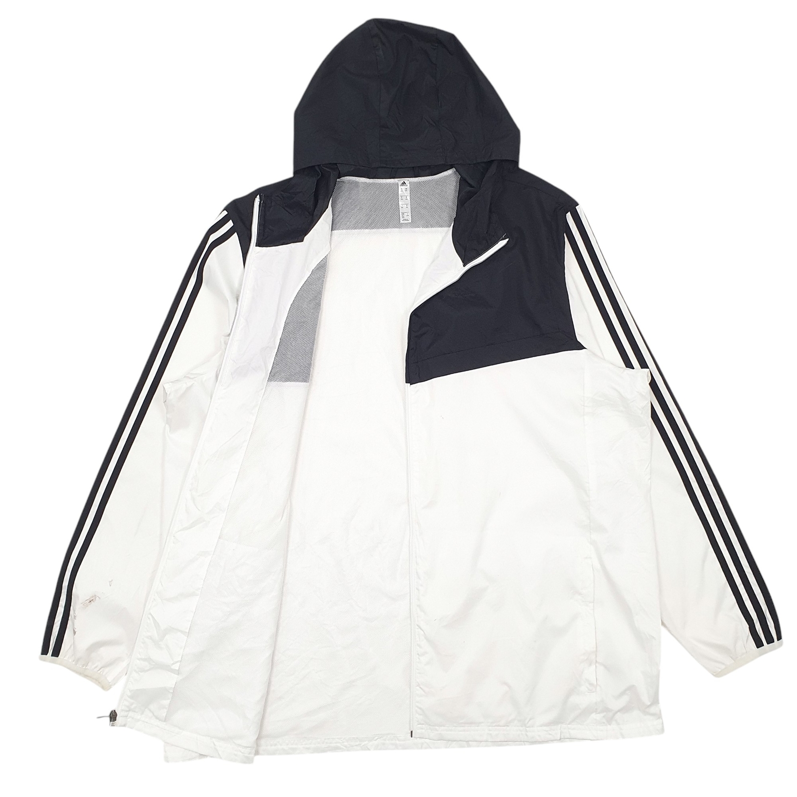 ADIDAS Windbreaker Jacket Coat Womens XXL image 2