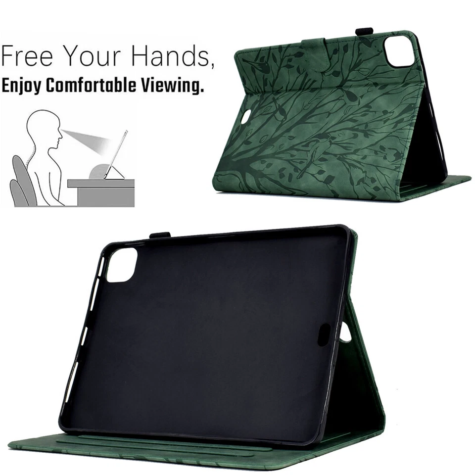 Funda inteligente con soporte de cuero para iPad Air Pro 11 10º 9º 8º 7º 6º Gen Air 5 Foto 3 de 4