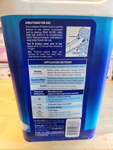 pool & Spatime Clorox MAXBlue 6 Lb Granules - Picture 2 of 5