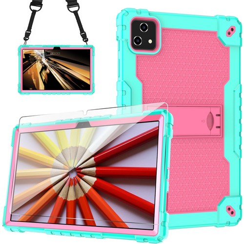 For T-Mobile Revvl Tab 5G Heavy Duty Case Built Strap Kickstand,Screen Protector - Picture 32 of 45
