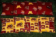 Cornhole Bean Bags Set of 8 ACA Regulation Bags UNIVERSITY IF MINNESOTA GOPHERS