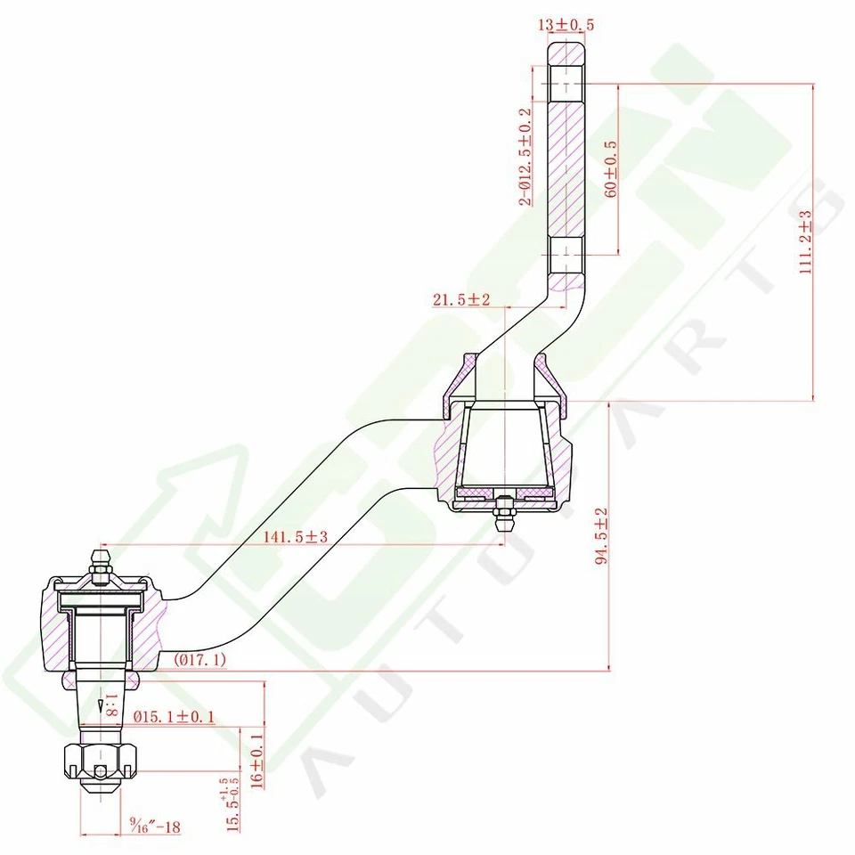 14pcs For 1988 1989 1990 1991 GMC C1500 C2500 Suspension Ball Joint Tie Rod Ends Foto 3 de 4