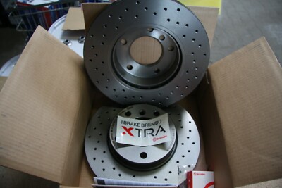 2x Brembo XTRA-Sportbremsscheiben gelocht BMW X3/X4 F25 - Satz für vorne