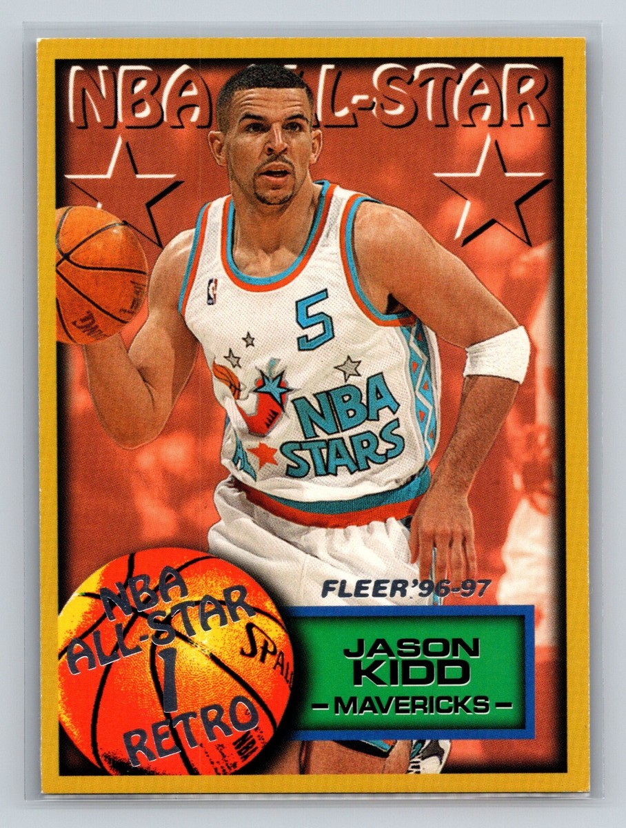 1996-97 Fleer Jason Kidd Dallas Mavericks All Star Card #328 HOF
