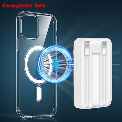 Select from magnetic tpu case mobile Power Bank f Apple IPhone 12 mini CellPhone