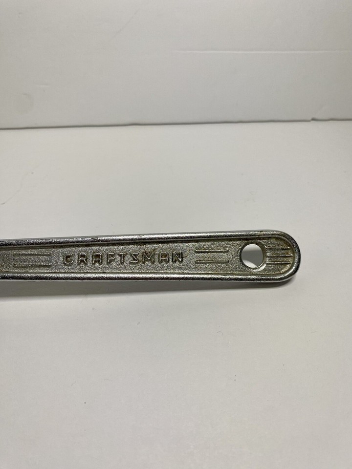 Vintage Craftsman Adjustable Wrench 8inch Circle Y Made In USA eBay