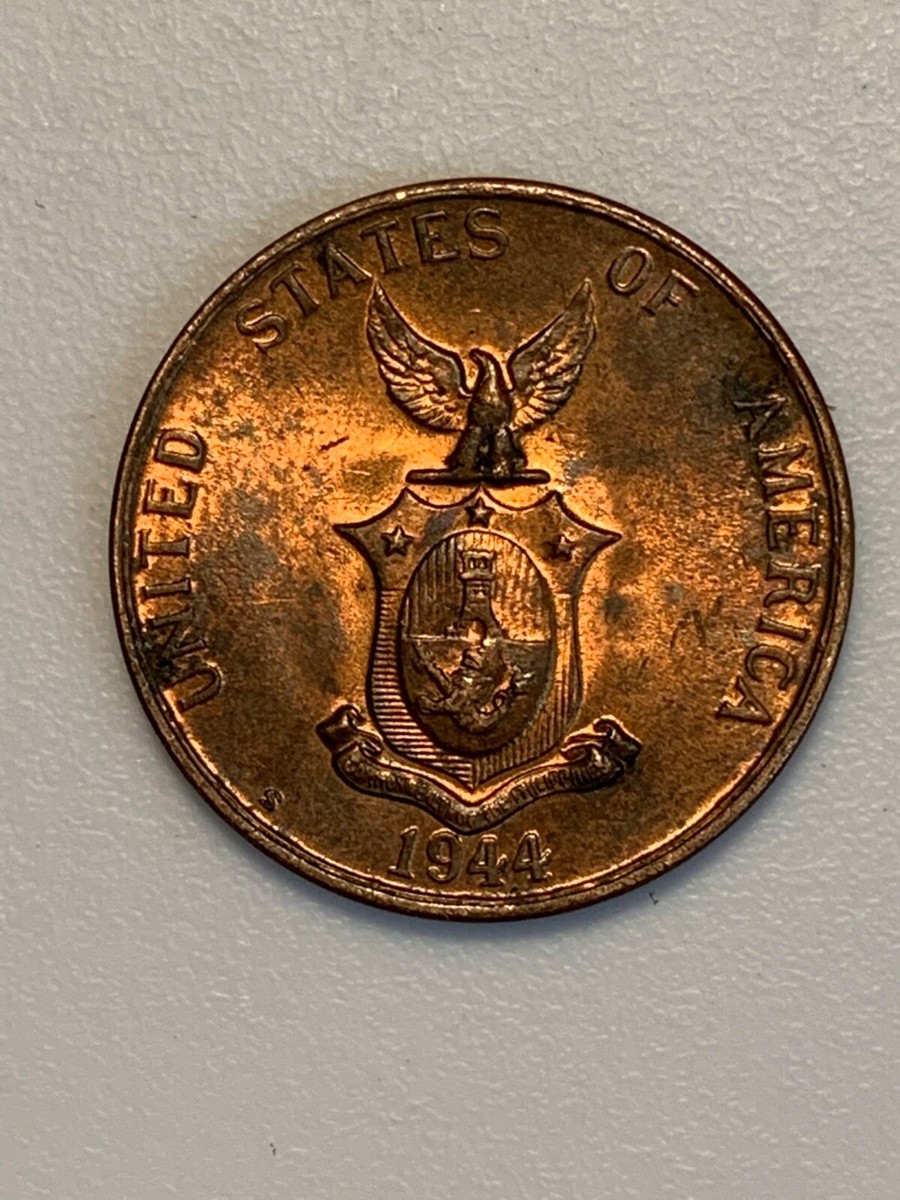 1944 S PHILIPPINES 1 centavo United States of America (397