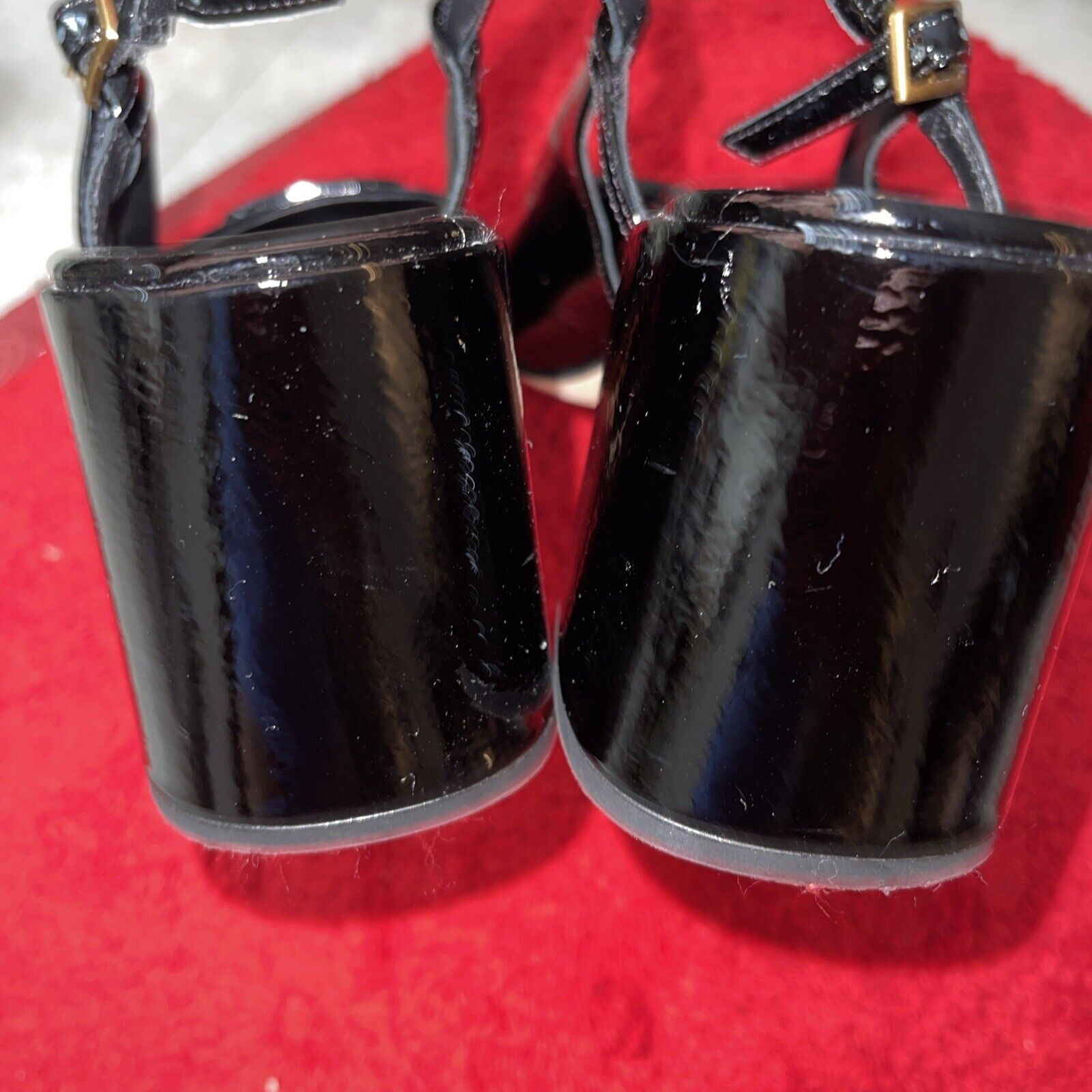 Tory Burch Black Patent Leather Slingback 9m $450 - image 10