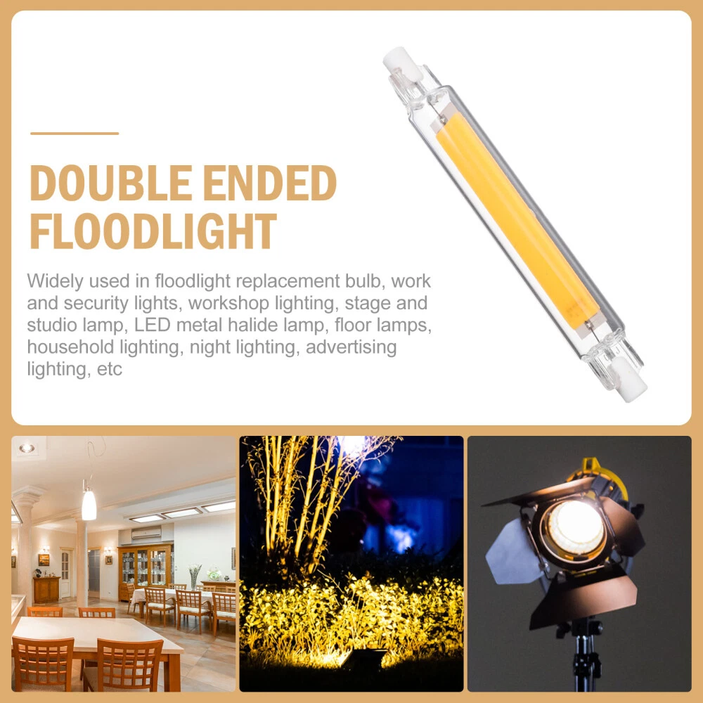 Double ended halogen top bulb led replacement