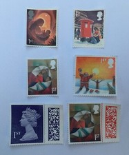 100 UNFRANKED 1st CLASS MIXED STAMPS OFF PAPER. FACE VALUE £170.00