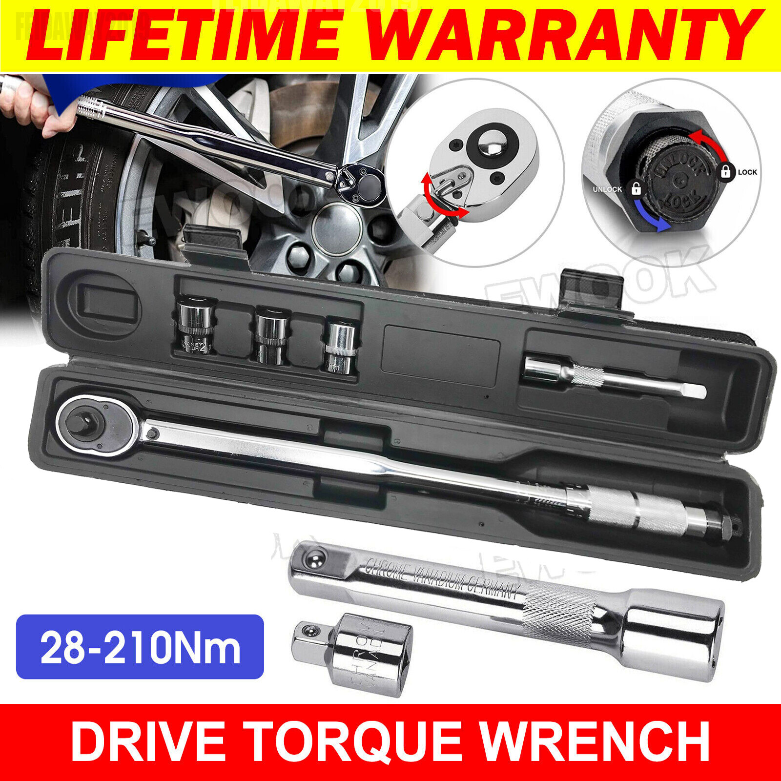 Torque Wrench 1/2