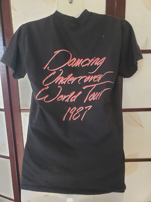 VINTAGE 80'S ANVIL RATT DANCING UNDERCOVER TOUR T-SHIRT BLACK
