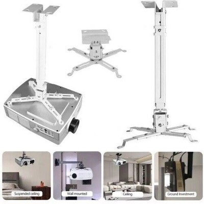 Universal Swivel HD Projector Mount Ceiling Wall Holder Stands Adjustable 360°