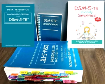 DSM 5 TR + Tab + Desk Reference (PB) + Classification + DSM 5 TR Simplified PB