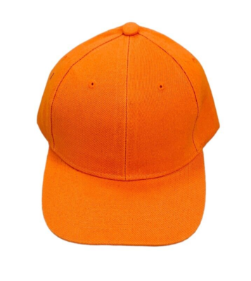 12 new Orange Unisex Plain Baseball Caps Hats Acrylic  display picture 3