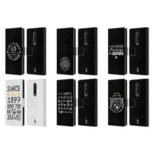 OFFICIAL JUVENTUS FOOTBALL CLUB KIDS LEATHER BOOK WALLET CASE FOR ONEPLUS PHONES