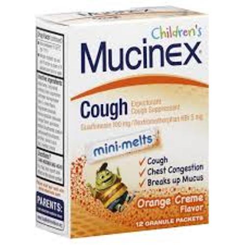 Mucinex Children's Cough MiniMelts, Orange Cream, 12Count (3 Pack) eBay