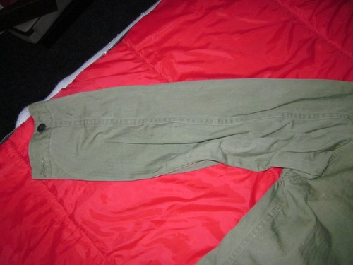 WWII U.S. Army HBT Jacket 40R – 1944 Powers MFG Co. OD7 Herringbone Twill Field - Picture 13 of 14