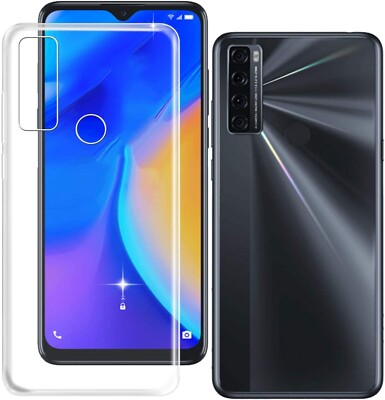 HANDY SCHUTZ HÜLLE Für TCL 20 SE BACKCOVER GEHÄUSE SILIKON TPU RÜCKSEITE 20SE