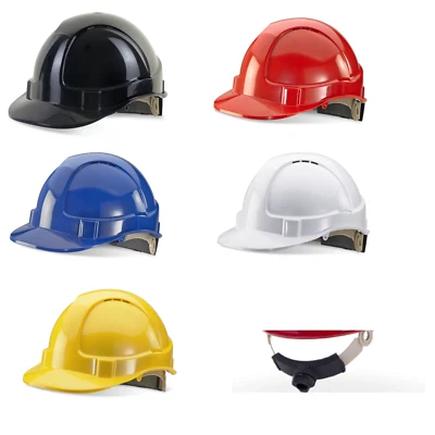 Premium Arbeitshelm DIN EN397 m. Drehverschluß Bauhelm Helm Schutzhelm BBVSHRH - Bild 1 von 3