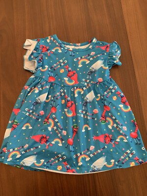 Trolls Pearl Top size 4T Poppy cupcakes and rainbows Guy Diamond Cooper