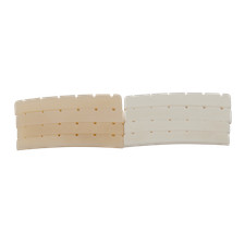 2x Curved Bottom 7.25"/9.5"/10" Radius Bone Nut Slotted Bone Nut for Strat/Tele