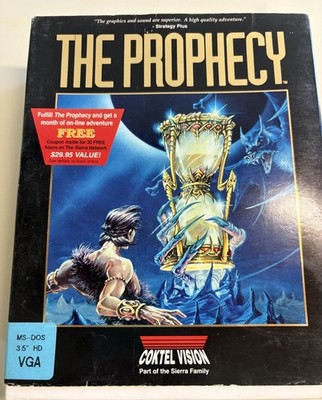The Prophecy MS-DOS VGA PC Game 3.5'' Floppy Big Box (Sierra/Coktel Vision, 1983)