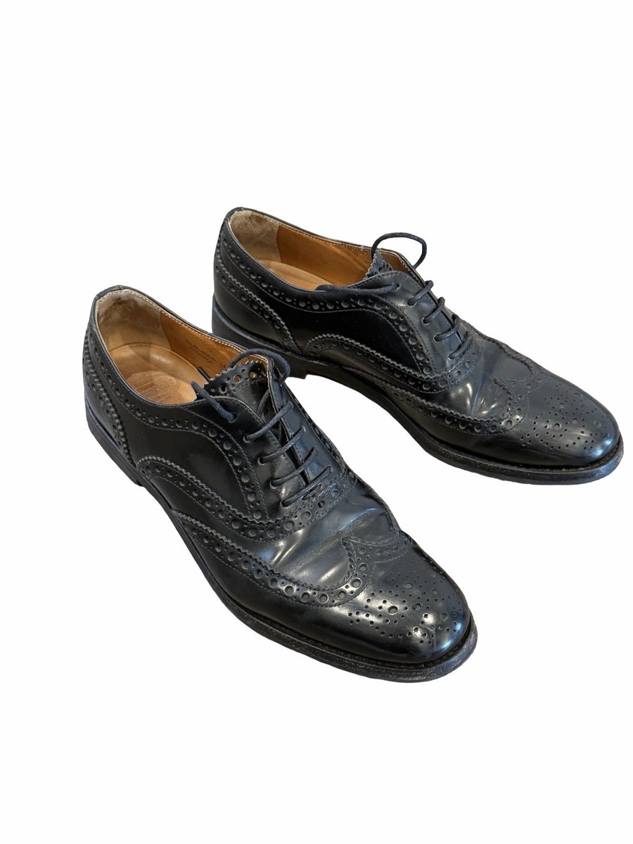 CHURCH'S Women's Burwood Lace-up Brogues Oxfords Wingtip Black