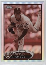 2012 Topps Chrome Sepia Refractor /75 Cole Hamels #36 0qn