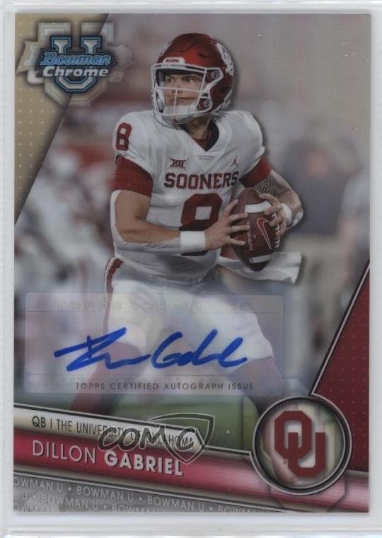 2023 Bowman U Chrome Prospect Refractor /499 Dillon Gabriel #150 Auto