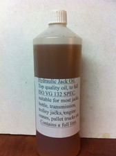 1 LITRE (1000ml)  QUALITY HYDRAULIC JACK OIL, FREE POSTAGE, QUICK DISPATCH.