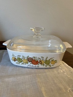 Spice of Life Casserole A-1-B-1-Quart L Echalote, Lid Has Some Chipping