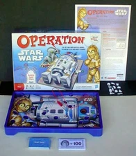 2011 Star Wars OPERATION board game Hasbro R2-D2 COMPLETE Sealed Parts