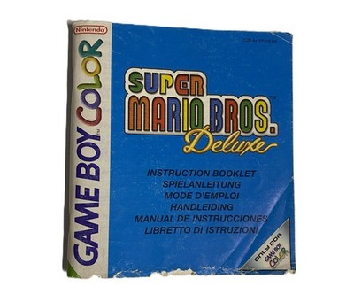 Super Mario Bros. Deluxe Anleitung Nintendo GameBoy Color GBC Game Boy