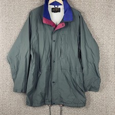 Vintage Eddie Bauer Jacket Mens Large Gore Tex Waterproof Nylon Mesh Lined R3